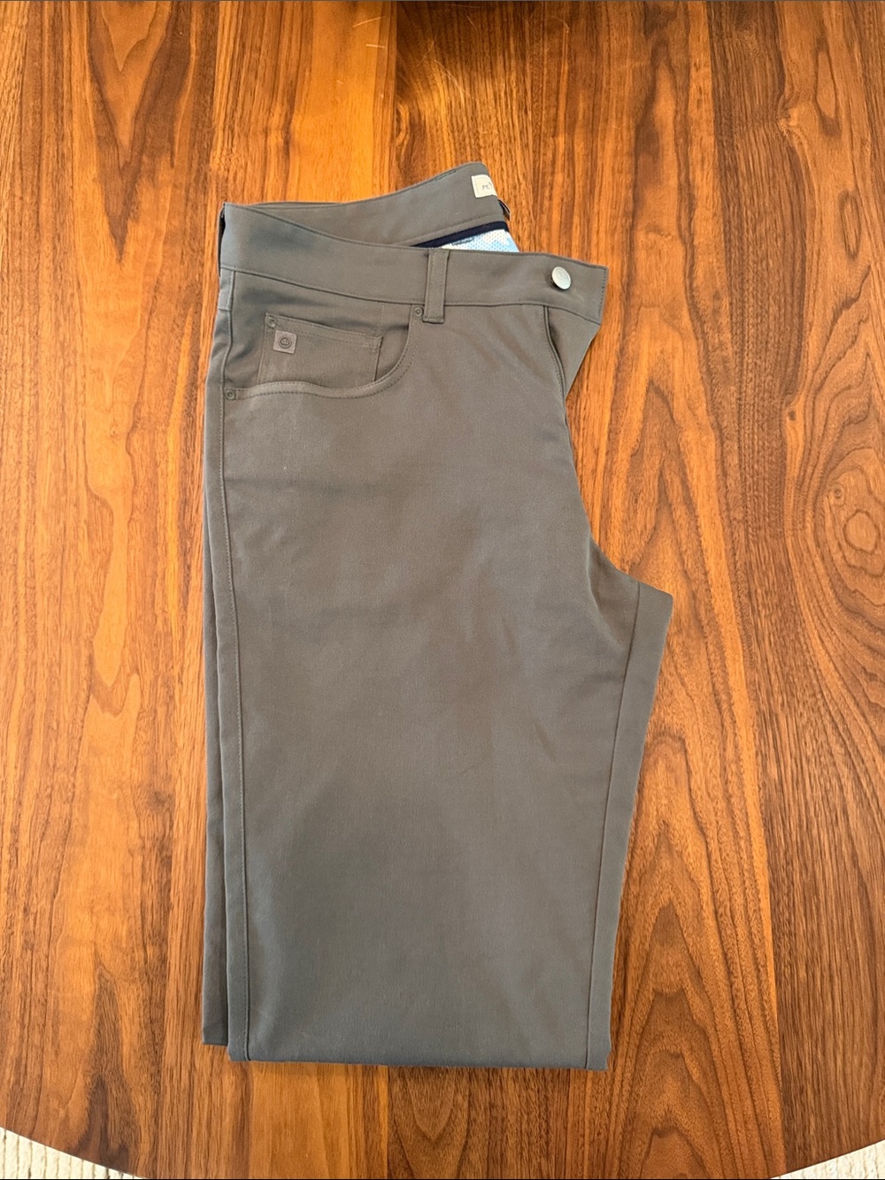 Peter Millar Men's Charcoal Grey Chinos